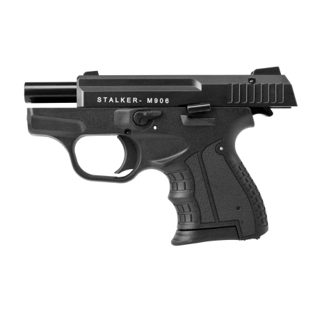 Pistolet hukowy alarmowo sygnałowy STALKER M906 BAS kal. .22 Long Blank (6 mm) czarny